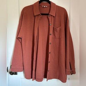 Madewell Knit Button Down Top Size L